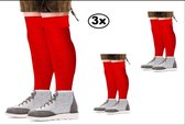 3x Tiroler sokken rood 43-46