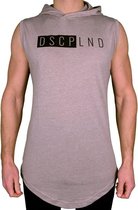 Mouwloos Fitness Shirt met Capuchon | Beige (L) - Disciplined Sports