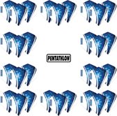 Pentathlon Wave - sterke flights - Blauw - Dragon darts - 10 Sets (30 stuks) - darts flights