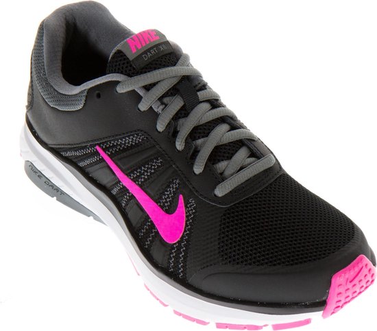 Nike Dart 12 Sportschoen Dames Hardloopschoenen - Maat 37.5 - Vrouwen -  zwart/roze/grijs | bol.com
