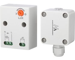 Schemerschakelaar met de externe sensor max 3450W Maclean Energy MCE35