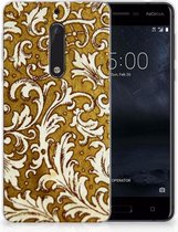 Nokia 5 TPU Hoesje Design Barok Goud