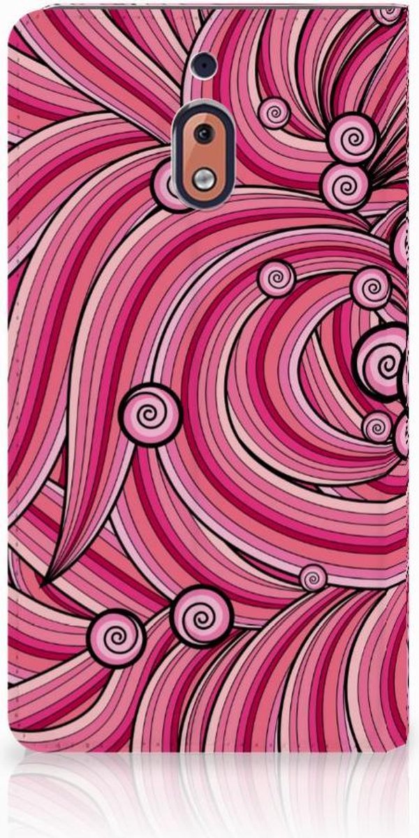 Nokia 2.1 2018 Bookcase Swirl Pink