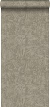 Origin Wallcoverings behangpapier steen taupe - 347410 - 53 cm x 10,05 m
