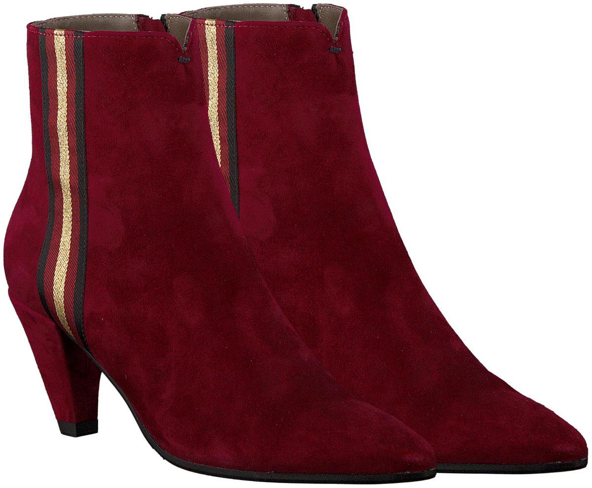 Maripe Dames Enkellaarsjes 27656 - Rood - Maat 40 | bol.com