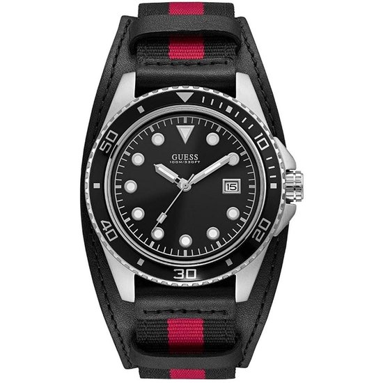 Guess - W1051G1 - Mannen - Horloge - Verschillende materialen - Multi - Ø 44 mm