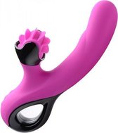 G-Spin Vibrator Met Draaiende Clitorisstimulator