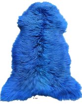Schapenvacht XL met super dikke wol blauw