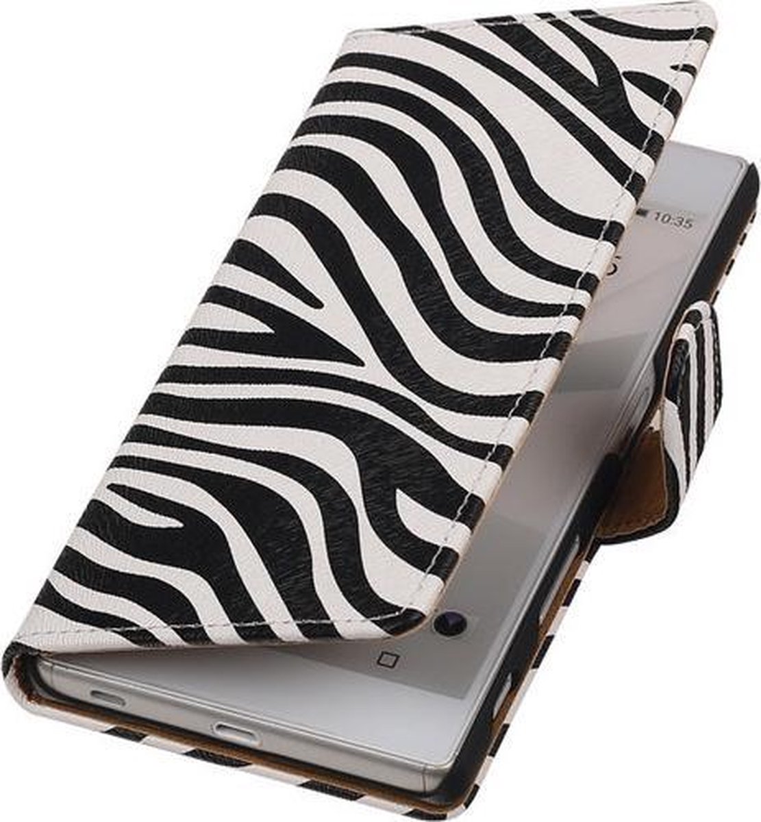 Sony Xperia Z5 - Zebra Booktype Wallet Hoesje