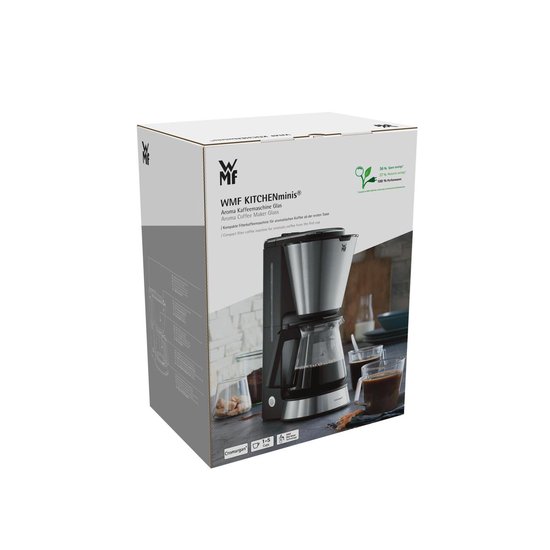 WMF KITCHENminis 0412270011 - Filter-koffiezetapparaat - Compact - 5 Kopjes - Zwart/RVS - Thermoskan