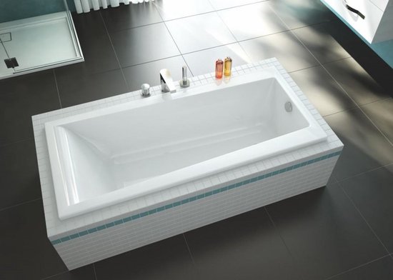 Sanifun inbouw ligbad Doran 1600 x 750