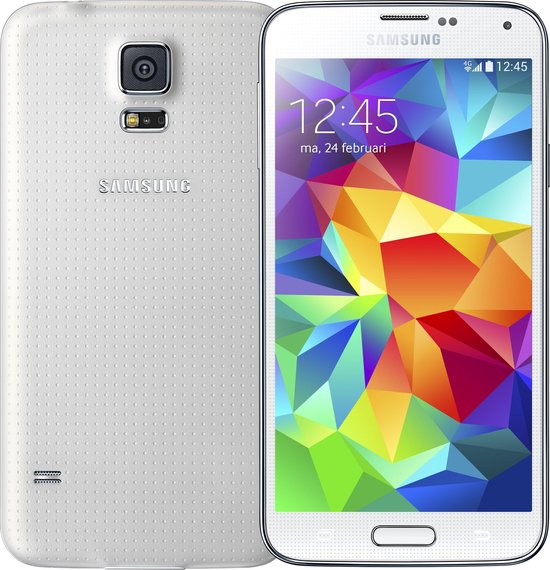 Il Ik heb een contract gemaakt Vouwen Samsung Galaxy S5 - 16GB - Wit | bol.com
