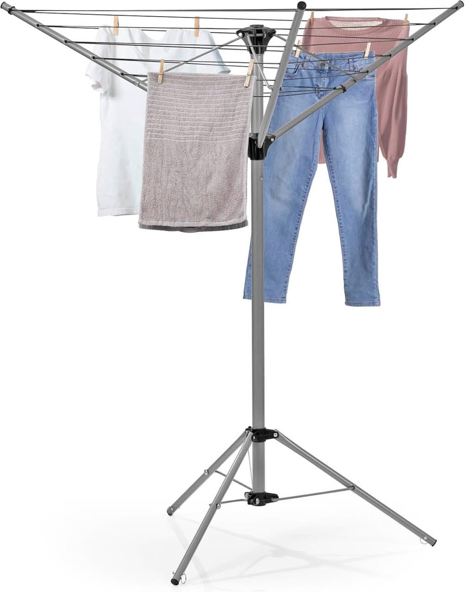 Goedkoopste wasdroogrek met grote capaciteit opgewaardeerde versie, droogrek kleding, waslijn roestvrij staal, vouwen binnen en buiten