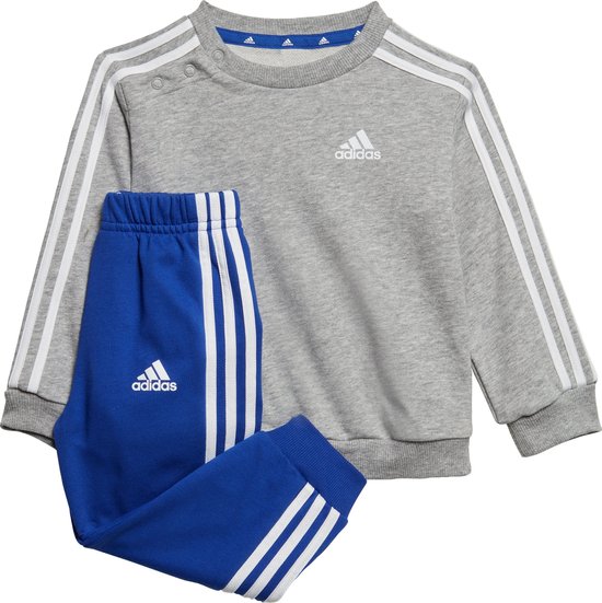 adidas Sportswear Essentials 3-Stripes Jogging Suit Kids - Enfants - Grijs- 98