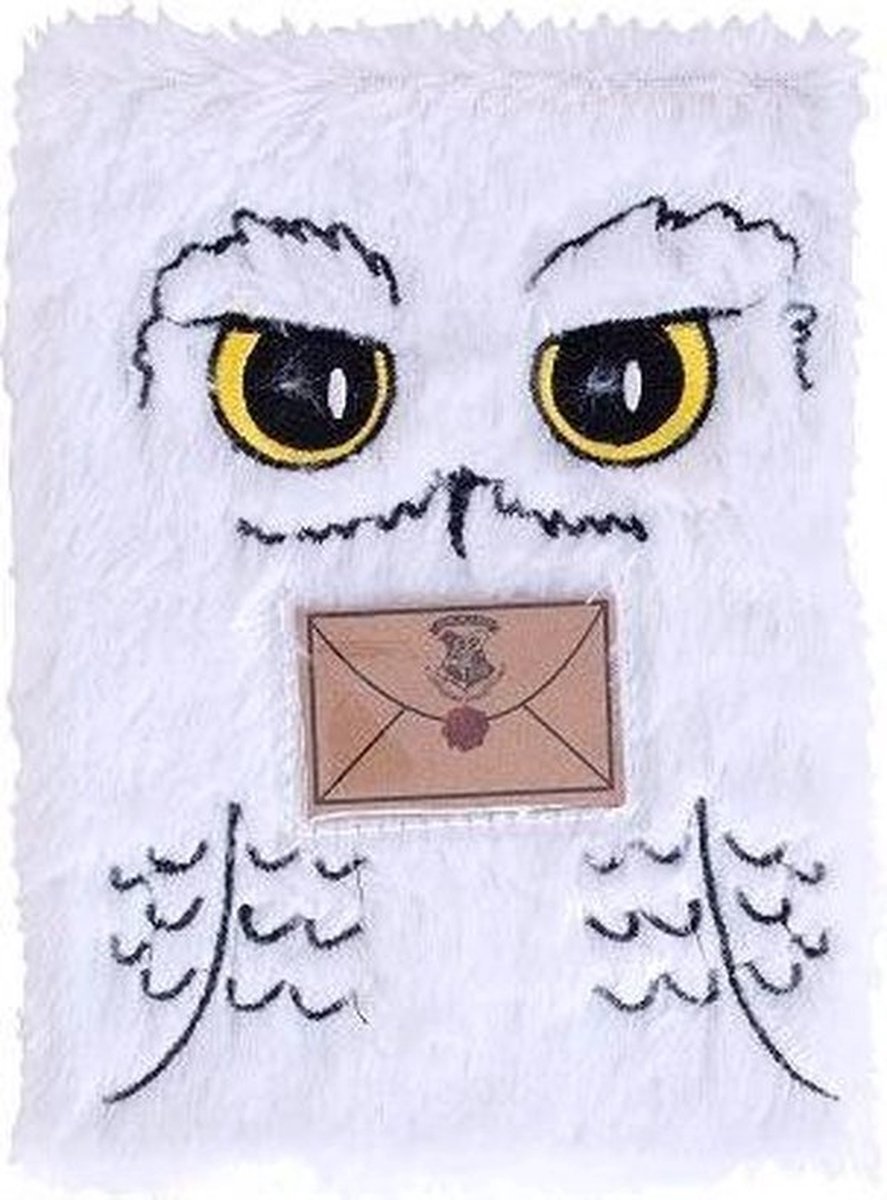 Harry Potter - A5 Notebook - Plush Hedwig