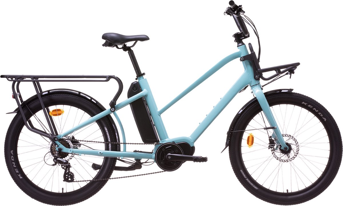 Villette Beraud, longtail, midmotor, e-bike, 7sp, 13Ah, blauw - Villette