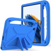 Coque Samsung Galaxy Tab A9 Plus - Coque Antichoc Kids - Blauw