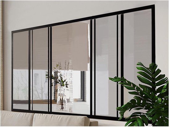 Aramox Aramox Schuifraam voor Campers, 900 x 300 mm, Rond Hoek, Zwart Gehard Glas, Zonwering, voor Caravans Aramox Aramox Schuifraam voor Campers, 900 x 300 mm, Rond Hoek, Zwart Gehard Glas, Zonwering, voor Caravans