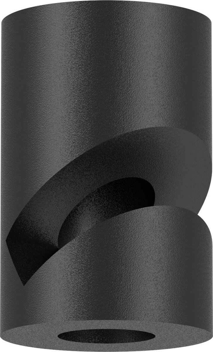 psmlighting Plafondhaak Lampmontageonderdelen | Ø20x30mm | Aluminium | Zwart