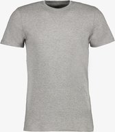 Unsigned heren T-shirt grijs ronde hals - Maat L