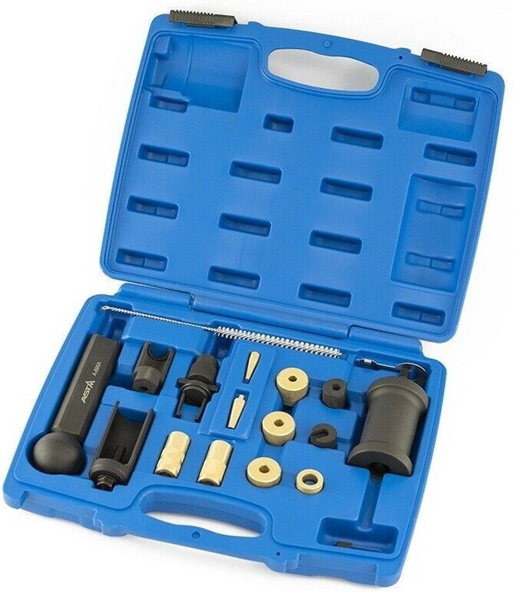 Hoge druk injector verwijder en installatie set voor VW en Audi - 18 delig - FSi/TFSI en TDI motoren - ASTA
