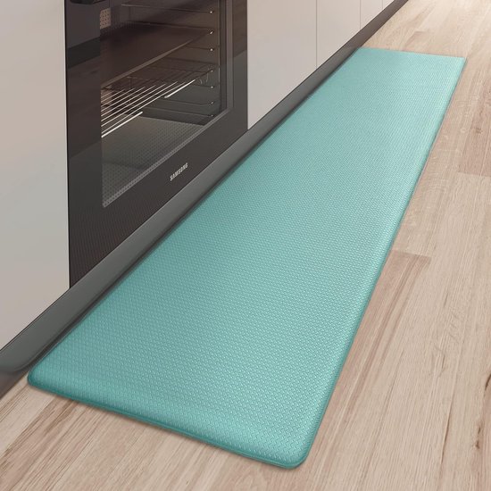 Color&Geometry Comfort Kitchen Runner, Non-Slip Kitchen Mat with Oil-proof and Waterproof PVC, Rubber Backing, Kitchen Mat, Carpet Runner for Dining Room, Kitchen, Hallway