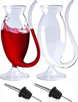Ensemble de verres à cocktail 24 cl/240 ml, verres à pipe à Liqueur/ Porto , 2 pièces, verres à vin créatifs, verres à vin vampire, verres à pied, coffret cadeau, tasses transparentes pour cocktails, jus, Vin, Whisky, maison, bar, fête, club