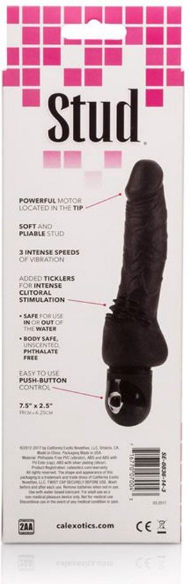 CalExotics - Power Stud Cliterrific - Vibrators Zwart