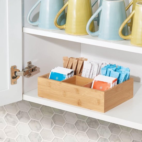 ULTECHNOVO Theezak-organizer, design, compact en licht, voor theezakjes