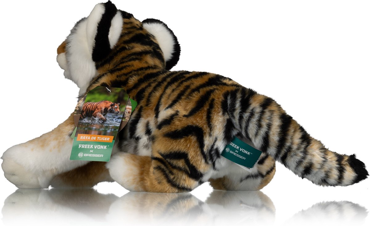 Freek Vonk x BRESSER Raya de Tijger - Pluche knuffel van 50 cm - Gerecycled materiaal — afbeelding 3