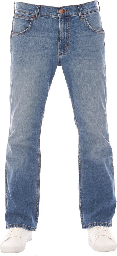 Wrangler Authentics Klassieke jeans met comfortabele taille voor heren, Zwart, 32W / 30L