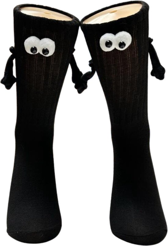 Sokken met Ogen en Handjes met magneten - Grappige verliefde sokken voor kinderen/dames/heren - maat 35-43 - Winkrs