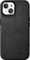 Bio Leather Case MagSafe - iPhone 15 - Zwart