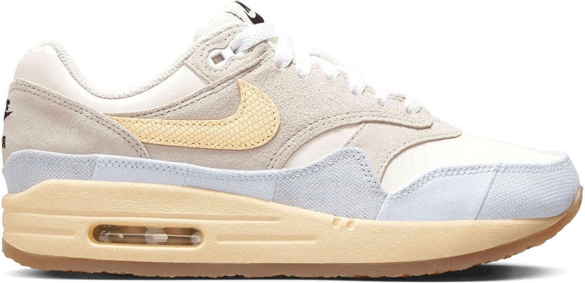 Nike Air Max 1 ’87 Crepe Light Bone – pastelkleuren lichtblauw – sneakers laag herensneakers Creme