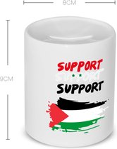 Akyol - support palestina Spaarpot - Palestina - mensen die liefde willen geven aan palestina - degene die van palestina houden - supporten - oorlog - verjaardagscadeautje - gift - geschenk - kado - 350 ML inhoud