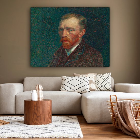 Toile - Peinture Art - Van Gogh - Maîtres Anciens - Autoportrait - 160x120 cm - Décoration Décoration murale - Chambre