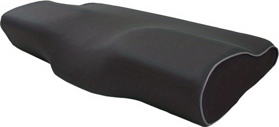 Oreiller anti- Snurk - Produits anti Snurk - Anti-ronflement - Ronflement - Oreiller pour dormeur latéral - Oreiller pour l'apnée - Contre le ronflement - Zwart