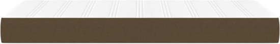 vidaXL-Pocketveringmatras-90x200x20-cm-stof-donkerbruin