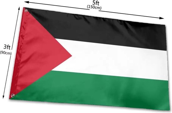 Drapeau PALESTINE - DRAPEAU Palestinien Palestine libre 150cm x