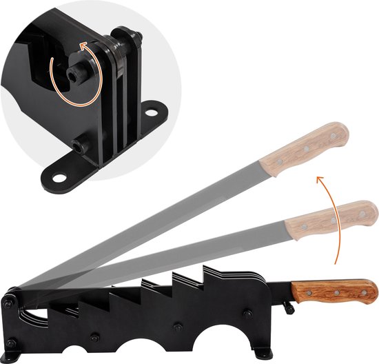 Handmatige houtkloofmachine met houten handgreep zwart incl. montagemateriaal handmatige houtkloofmachine — afbeelding 5