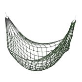 relaxdays Hangmat net - tuin - reishangmat - lichtgewicht - 1 persoon - buiten & binnen
