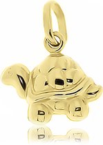 Juwelier Zwartevalk 14 karaat gouden schildpad hanger - 14.102.021