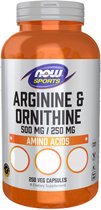 Arginine Ornithine 500/250 - 250 capsules