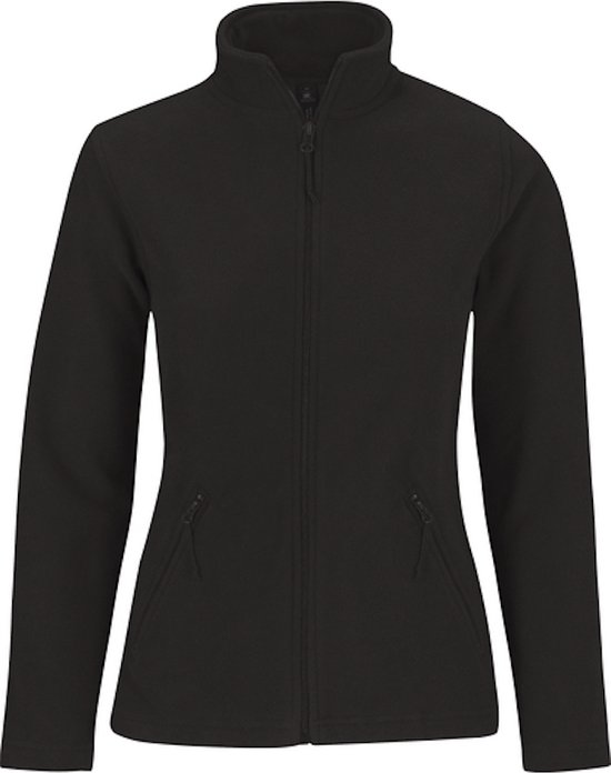 Foto: Fleecevest id 501 micro fleece full zip dames maat s zwart