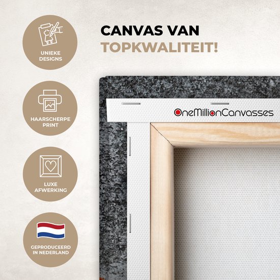 Impression sur Toile Cuillère - Herbes - Épices - Cuisine - Industriel - 40x60 cm - Décoration murale