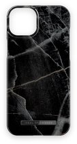 iDeal of Sweden Fashion Case MagSafe iPhone 15 Plus Black Thunder Marble
