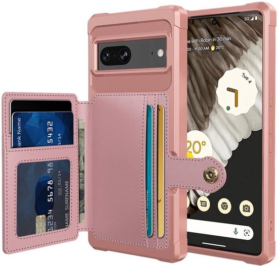 Coque Portefeuille Avec Support Pour Google Pixel 7 Pro – Marque Kwmobile, Noire Et Pratique