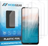 Mobigear Screenprotector geschikt voor Nokia C21 Plus | Mobigear Screenprotector Folie - Case Friendly (3-Pack)