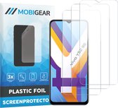 Mobigear Screenprotector geschikt voor Vivo Y52 | Mobigear Screenprotector Folie - Case Friendly (3-Pack)