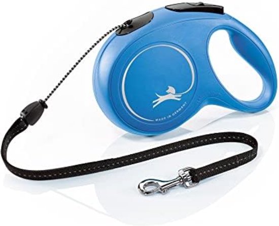 Benson Hondenriem rollijn - ergonomisch - flexibel - 3 meter - zwart